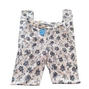 Free People Layered In Lace High Rise Leggings Ivory Chamoix Combo Size Medium